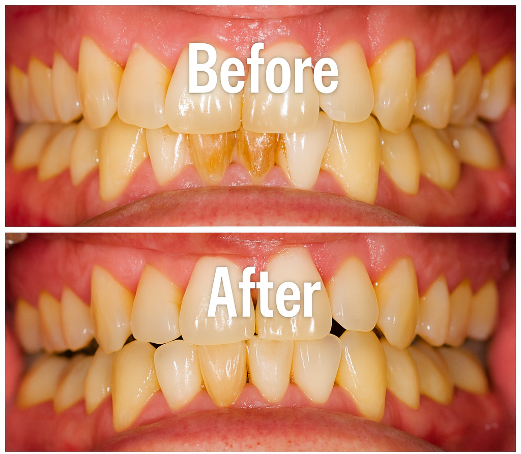 what tartar looks like on teeth